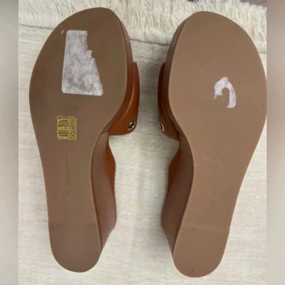 Marion Parke Triple Insole Brown Leather Sandals Size EU 40 US 10 Luxury Classic - Picture 8 of 11